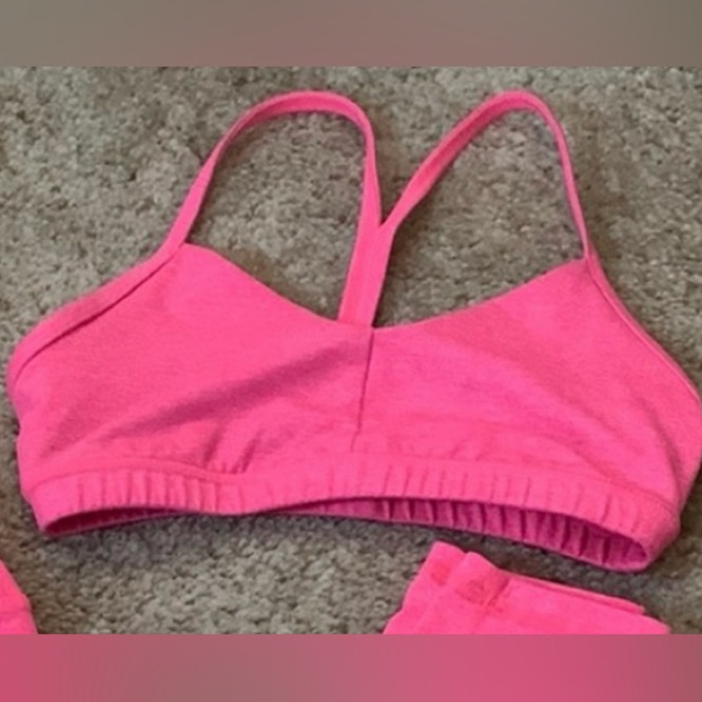 Fleo Reinette bra - size M - heather hot pink tux